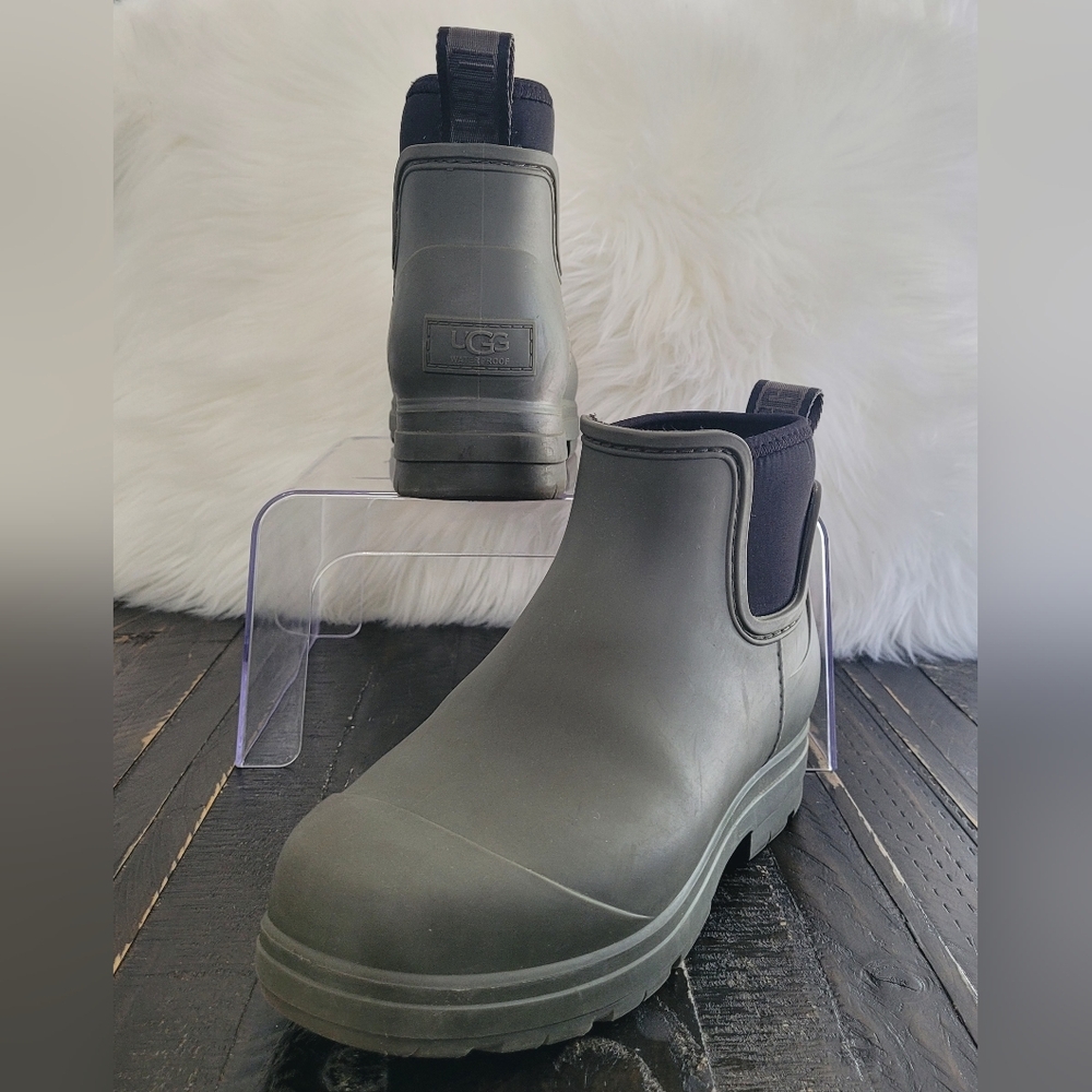 UGG Droplet Rain Boots Forest Night Women's Size 5
